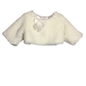 Billiblush formal plush shoulder cover